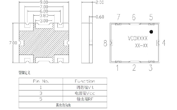 870.000MHz 壓控振蕩器